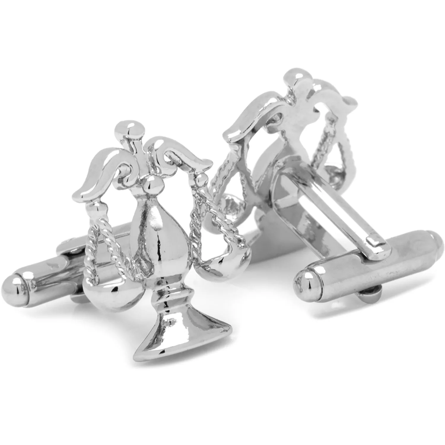 Discount Silver Scales of Justice Cufflinks Luxury Cufflinks | Career Cufflinks