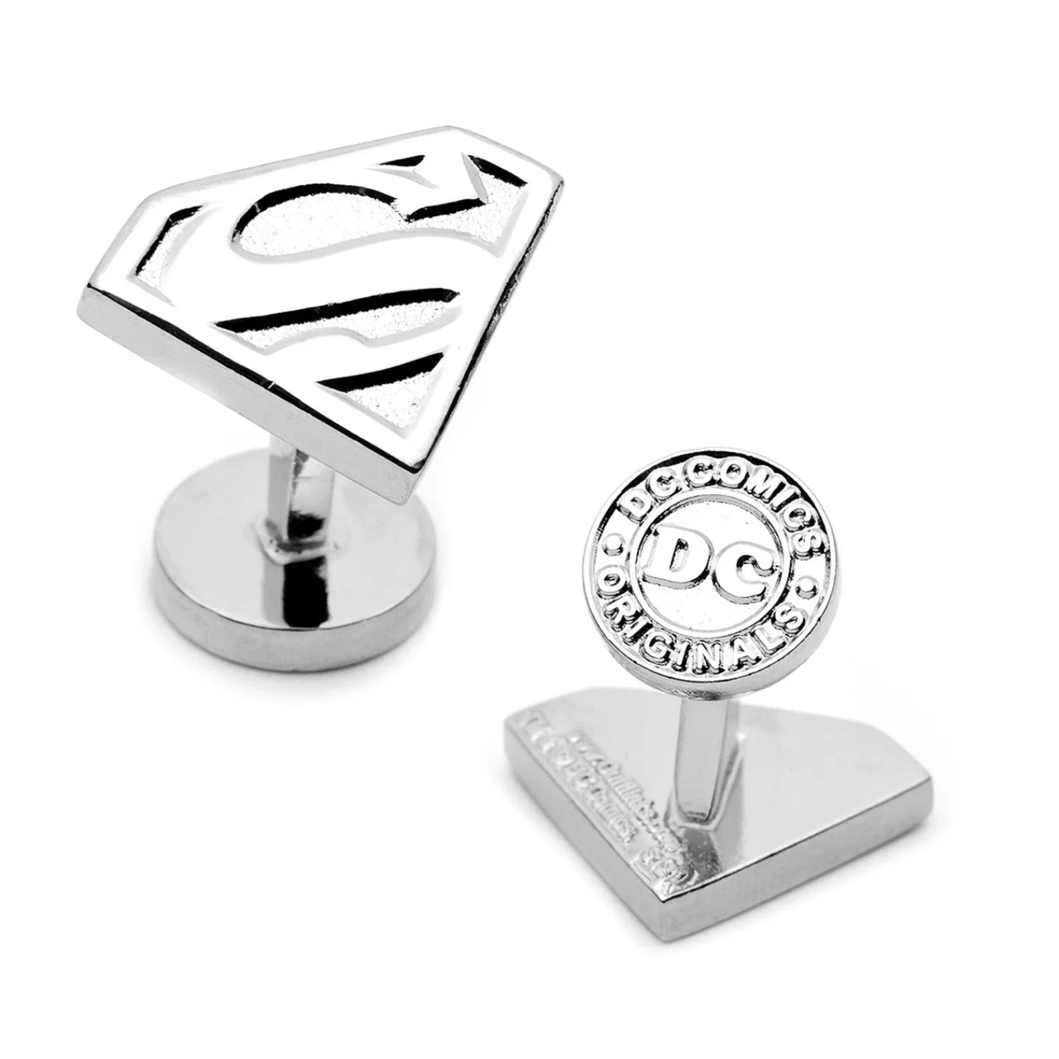 Best Sale Silver Superman Shield Cufflinks Luxury Cufflinks | Movies & Characters Cufflinks