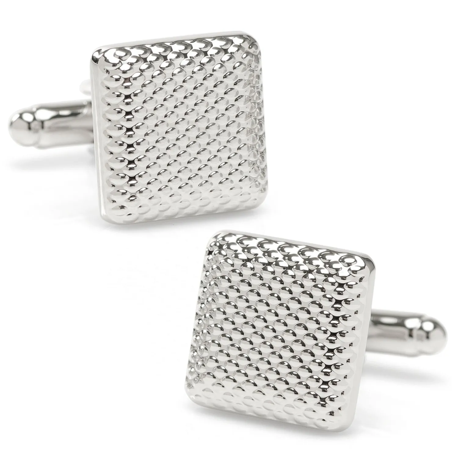 Sale Silver Textured Square Cufflinks Hobbies & Interests Cufflinks | Luxury Cufflinks