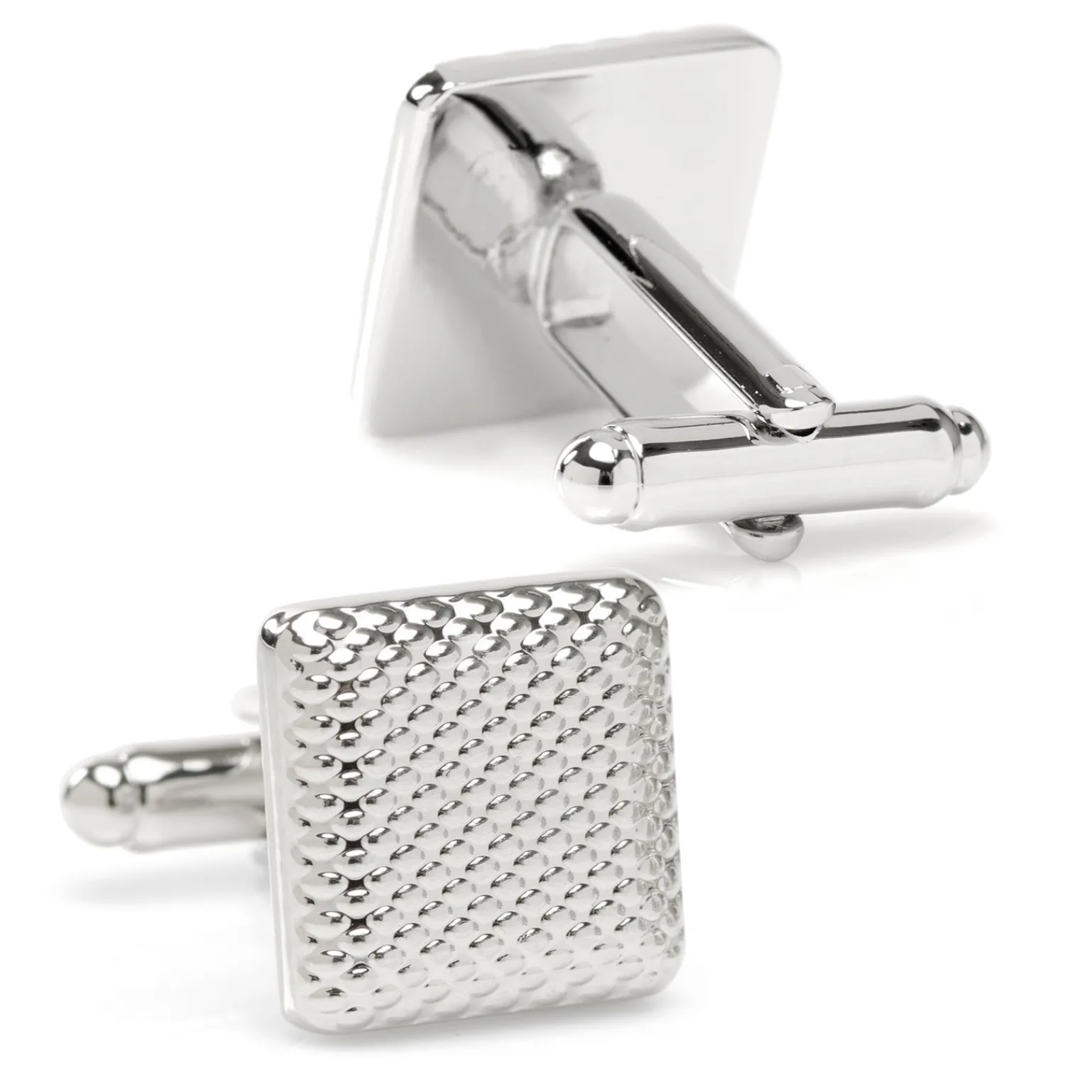 Sale Silver Textured Square Cufflinks Hobbies & Interests Cufflinks | Luxury Cufflinks