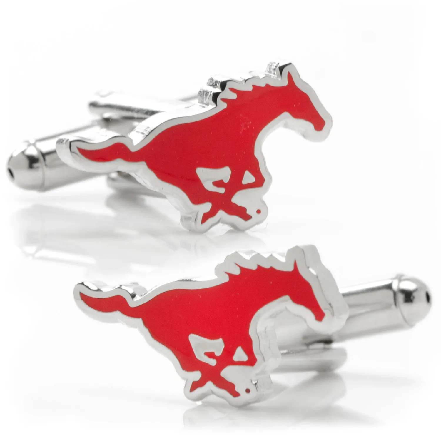 Online SMU Mustangs Cufflinks Luxury Cufflinks | Sports Cufflinks