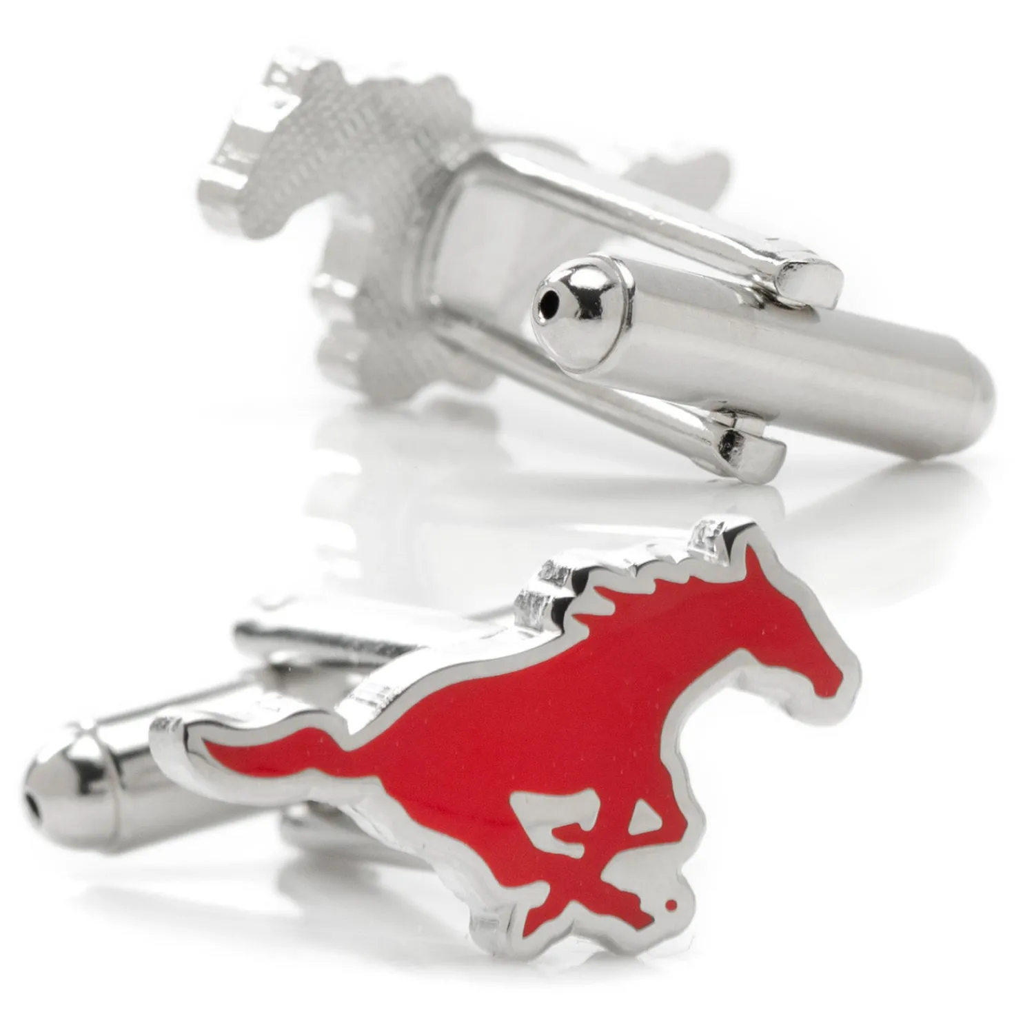 Online SMU Mustangs Cufflinks Luxury Cufflinks | Sports Cufflinks