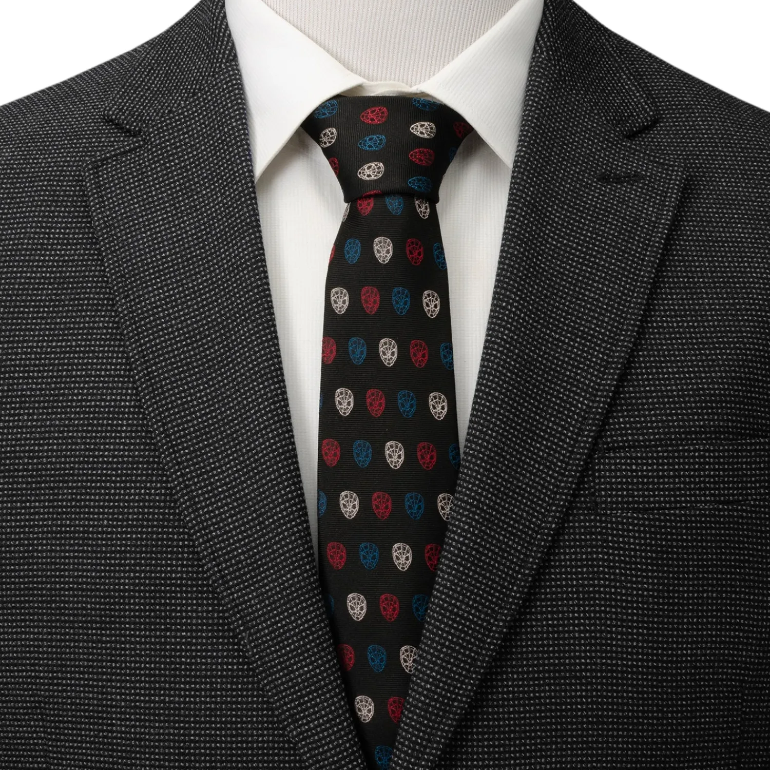 Best Sale Spider-Man Black Multi Men's Tie Marvel Ties