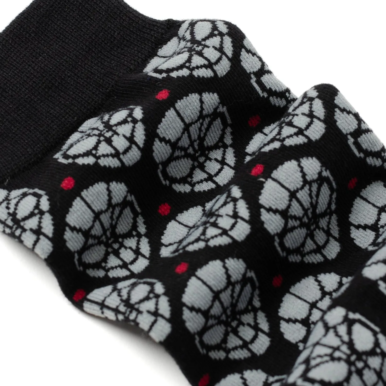 Cheap Spider-Man Dot Gray and Black Gift Set Socks