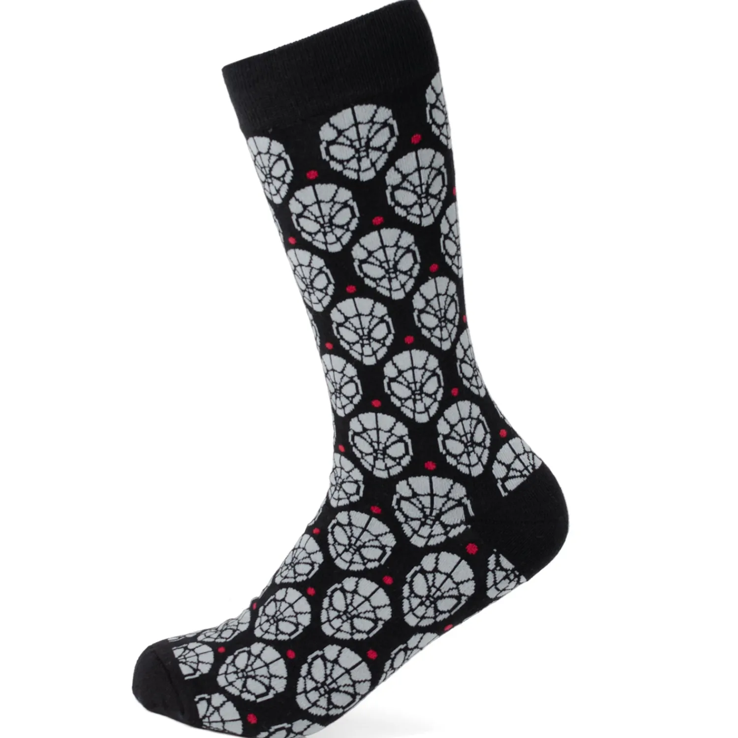 Flash Sale Spider-Man Dot Gray and Black Socks Socks