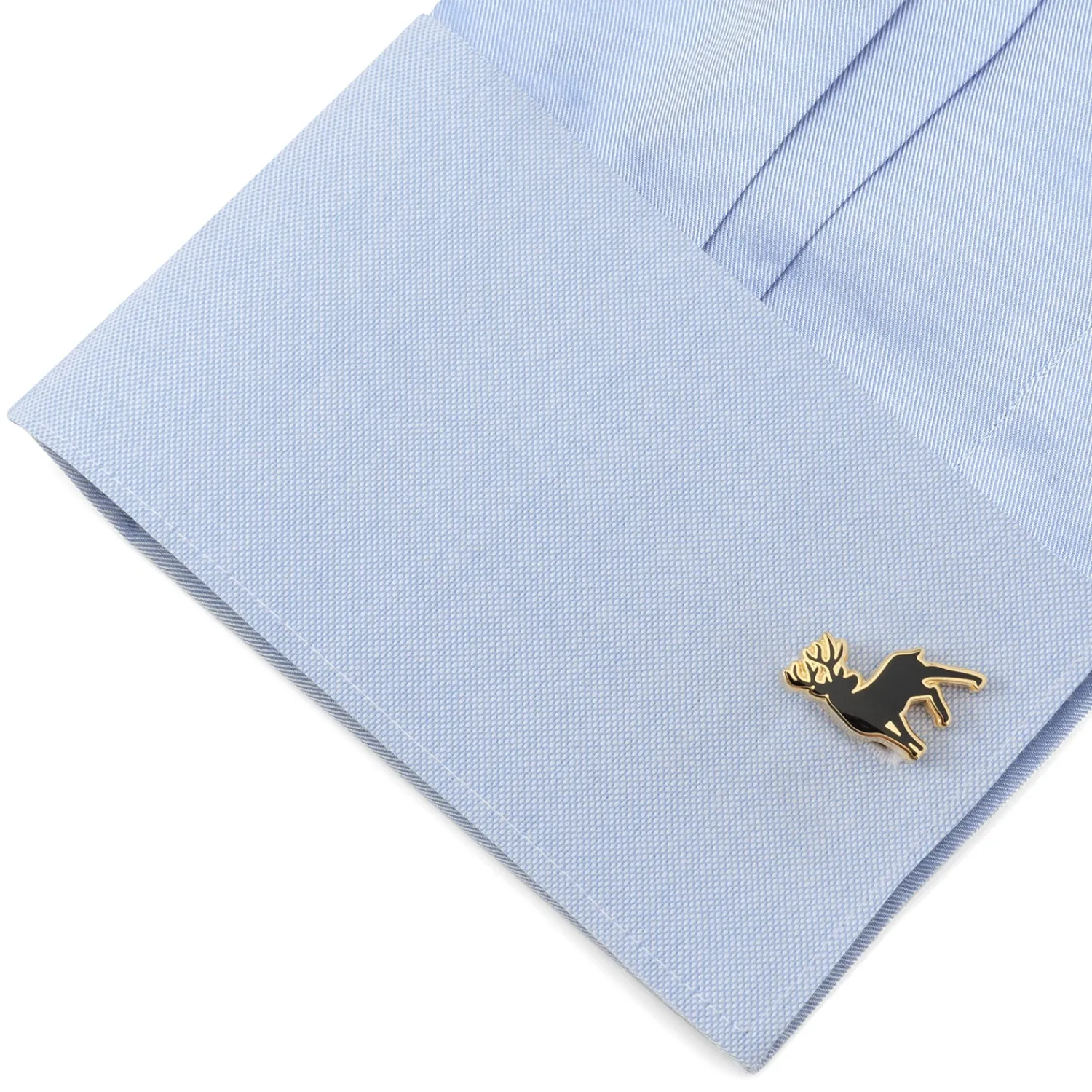 New Stag Deer Gold Cufflinks Luxury Cufflinks | Hobbies & Interests Cufflinks