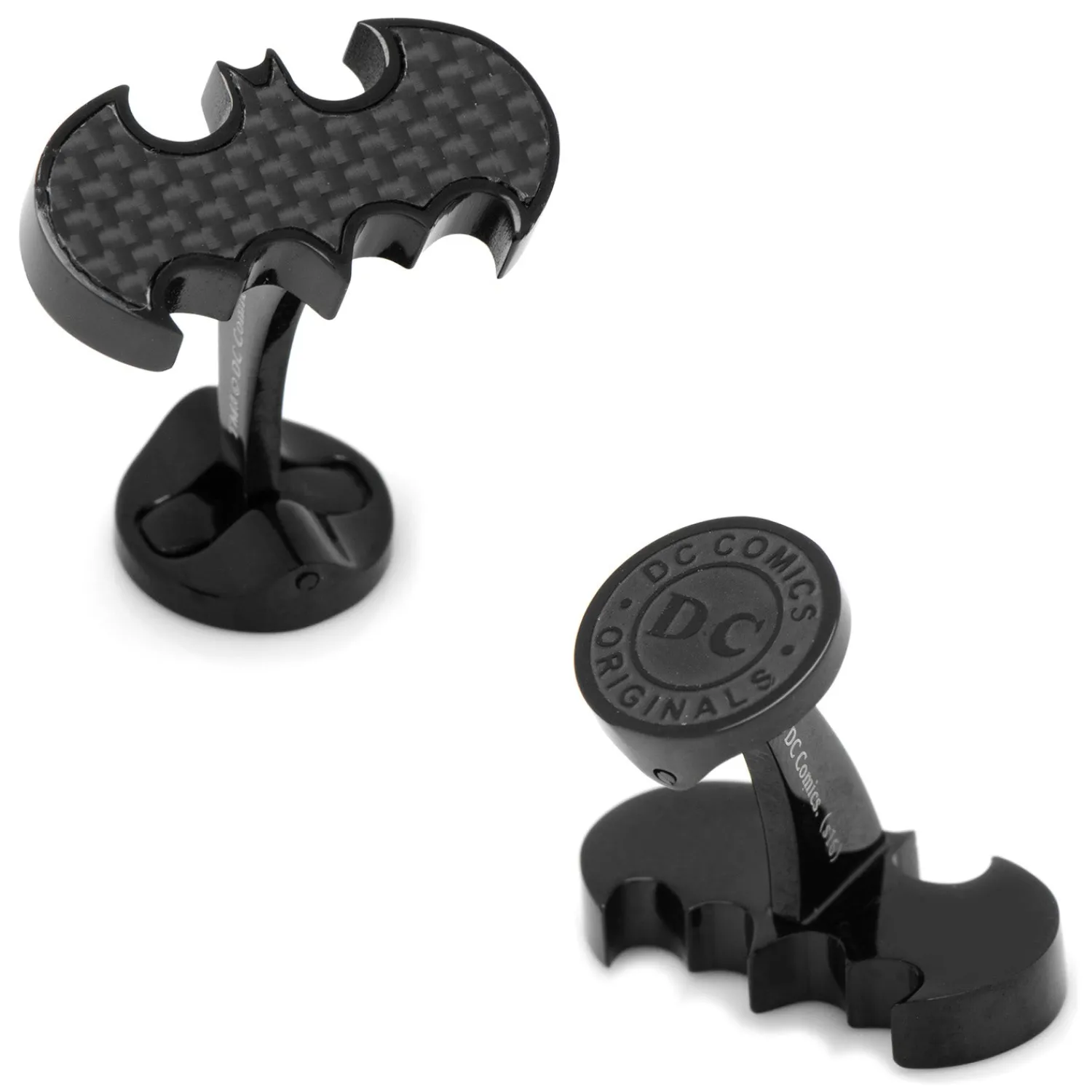 Cheap Stainless Steel Carbon Fiber Batman Cufflinks Luxury Cufflinks | Movies & Characters Cufflinks