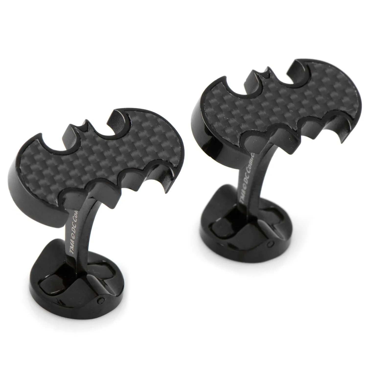 Cheap Stainless Steel Carbon Fiber Batman Cufflinks Luxury Cufflinks | Movies & Characters Cufflinks