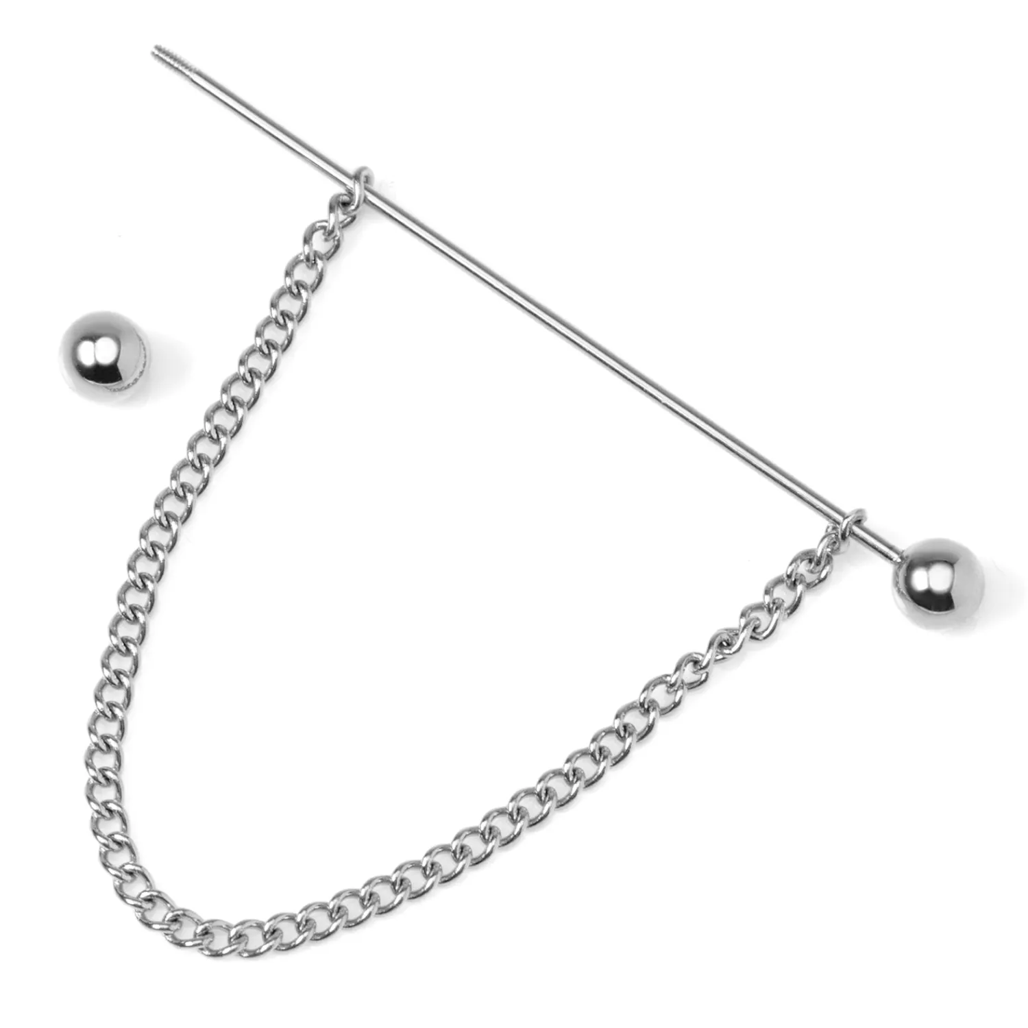 Fashion Stainless Steel Chain Collar Bar Collar Stays And Bars