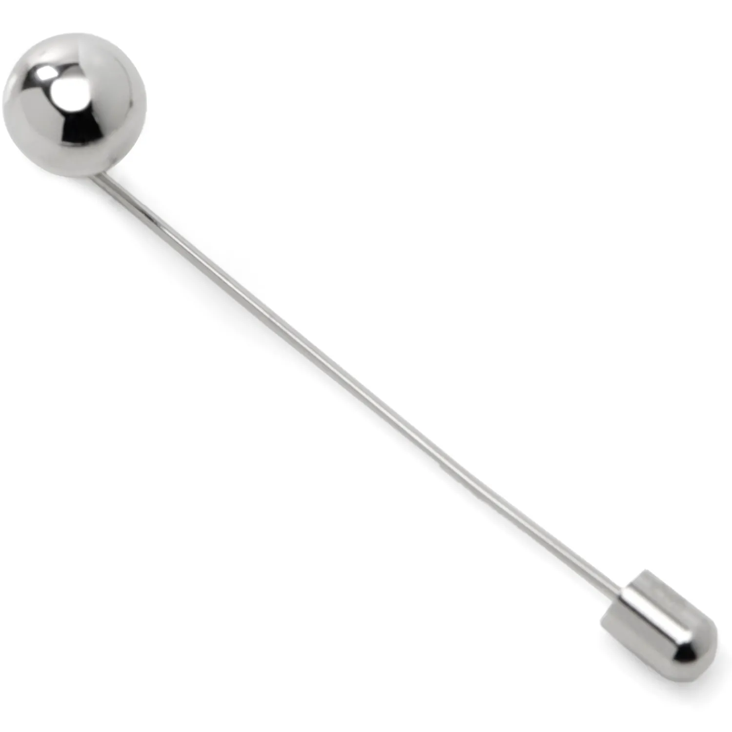 Shop Stainless Steel Circle Ball Stick Pin Lapel Pins