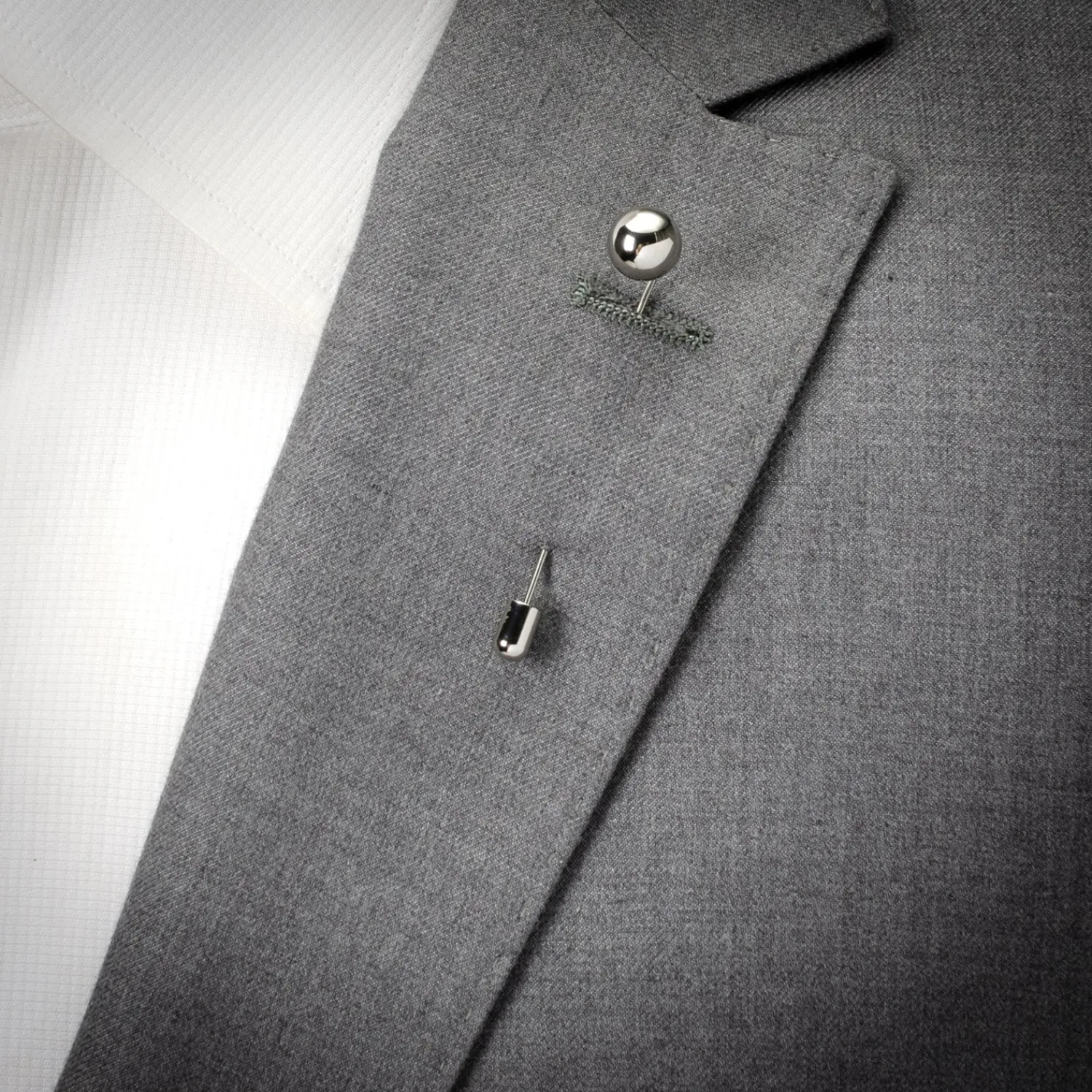 Shop Stainless Steel Circle Ball Stick Pin Lapel Pins