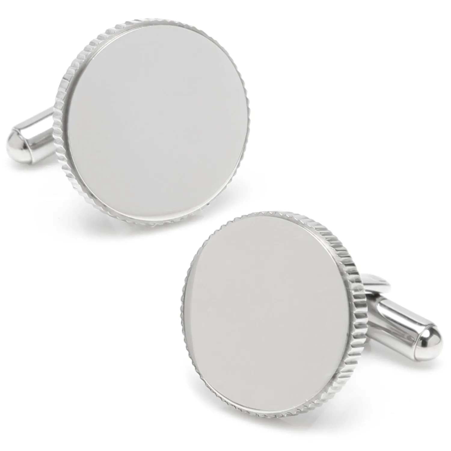 Cheap Stainless Steel Coin Edge Engravable Cufflinks Luxury Cufflinks | Hobbies & Interests Cufflinks