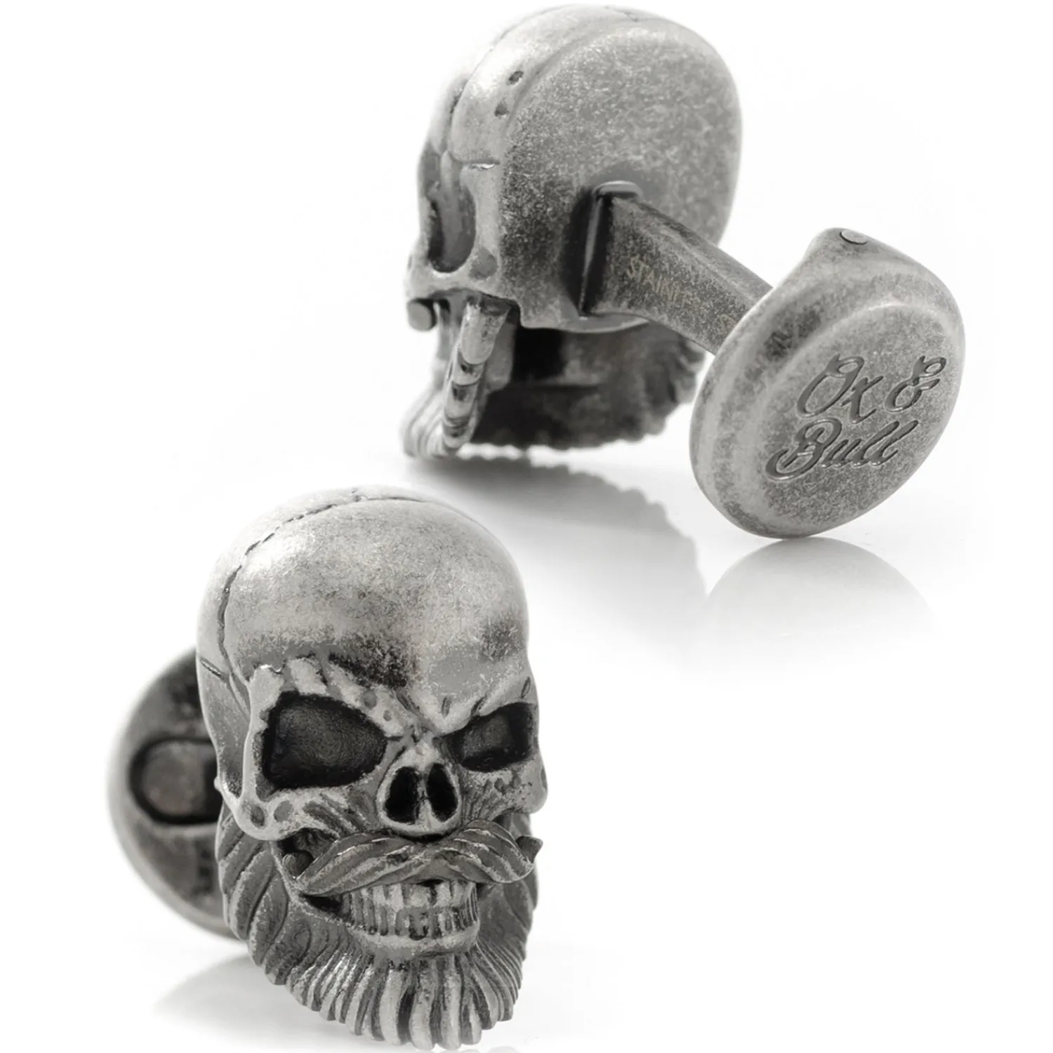 Best Stainless Steel Mustache Skull Cufflinks Luxury Cufflinks | Hobbies & Interests Cufflinks