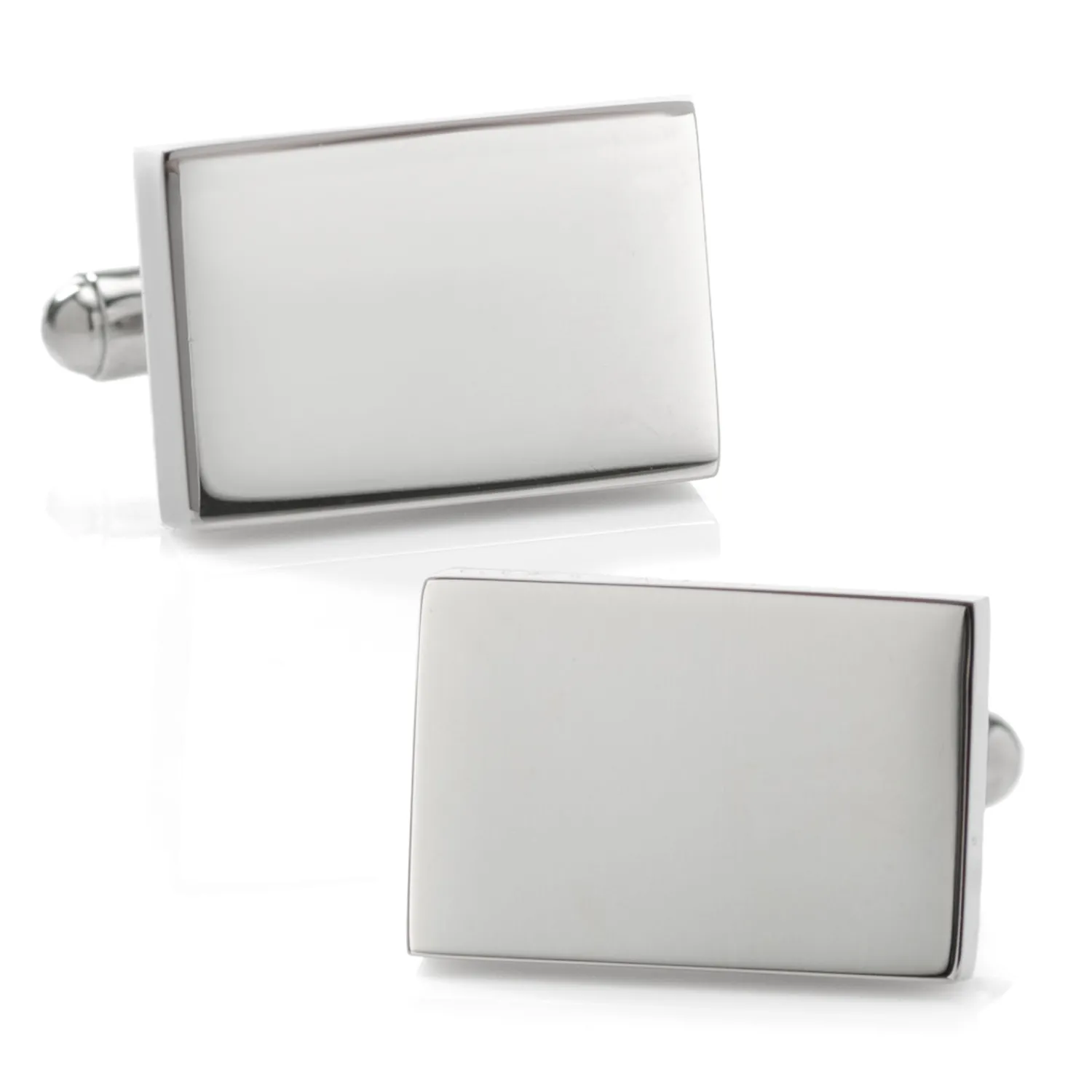 Discount Stainless Steel Rectangle Infinity Engravable Cufflinks Luxury Cufflinks | Hobbies & Interests Cufflinks