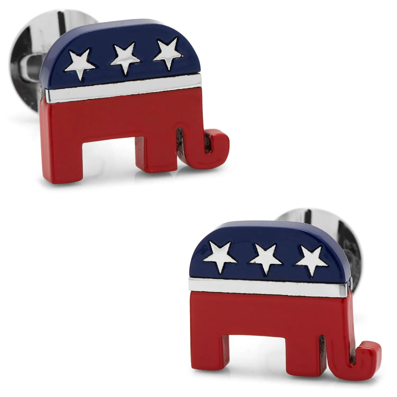 Outlet Stainless Steel Republican Elephant Cufflinks Luxury Cufflinks | Hobbies & Interests Cufflinks