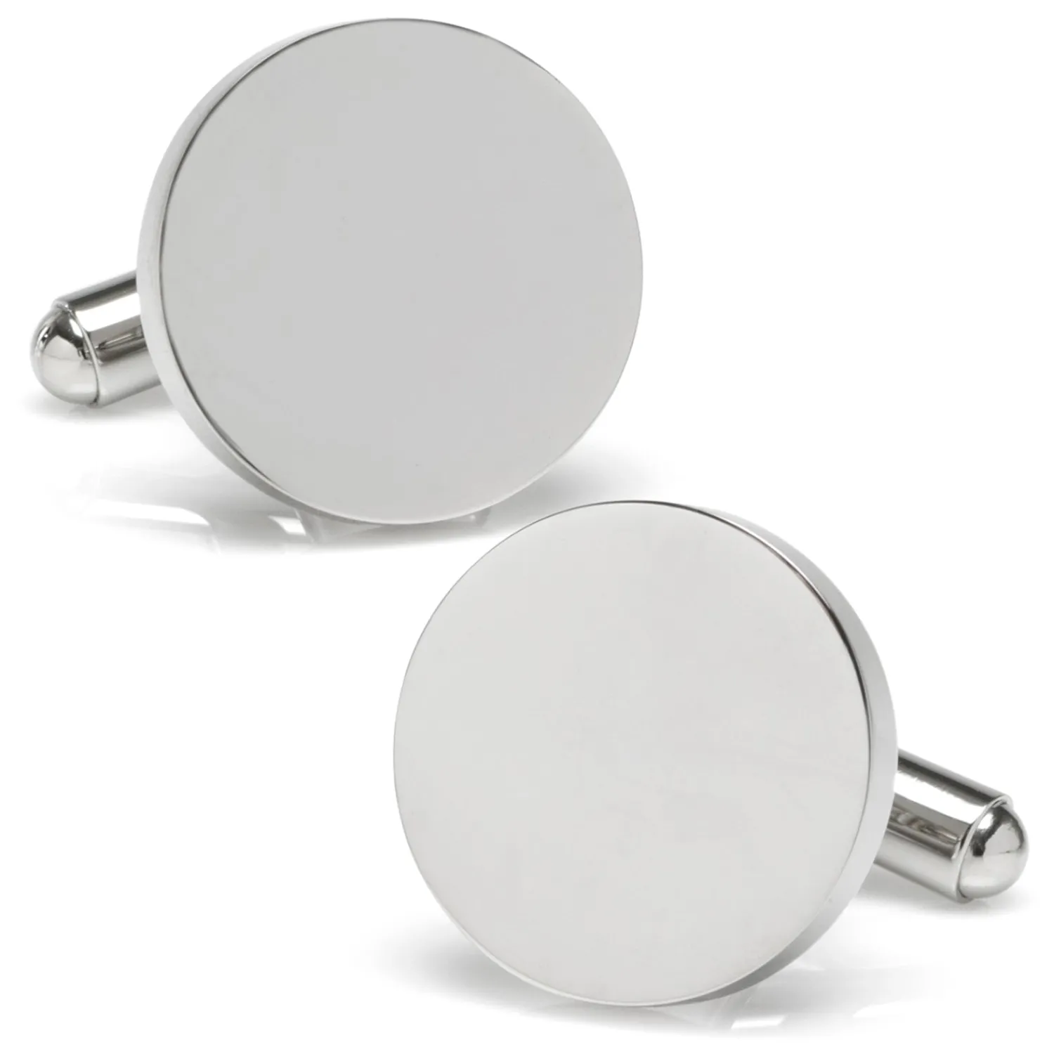 Online Stainless Steel Round Infinity Engravable Cufflinks Luxury Cufflinks | Hobbies & Interests Cufflinks