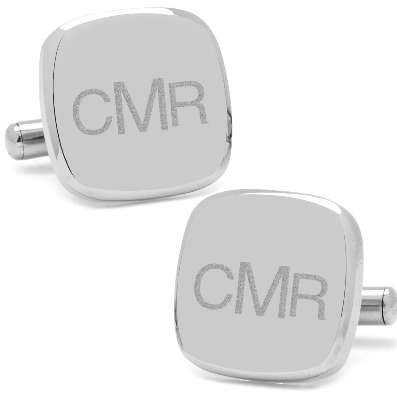 Flash Sale Stainless Steel Soft Square Engravable Cufflinks Luxury Cufflinks | Hobbies & Interests Cufflinks