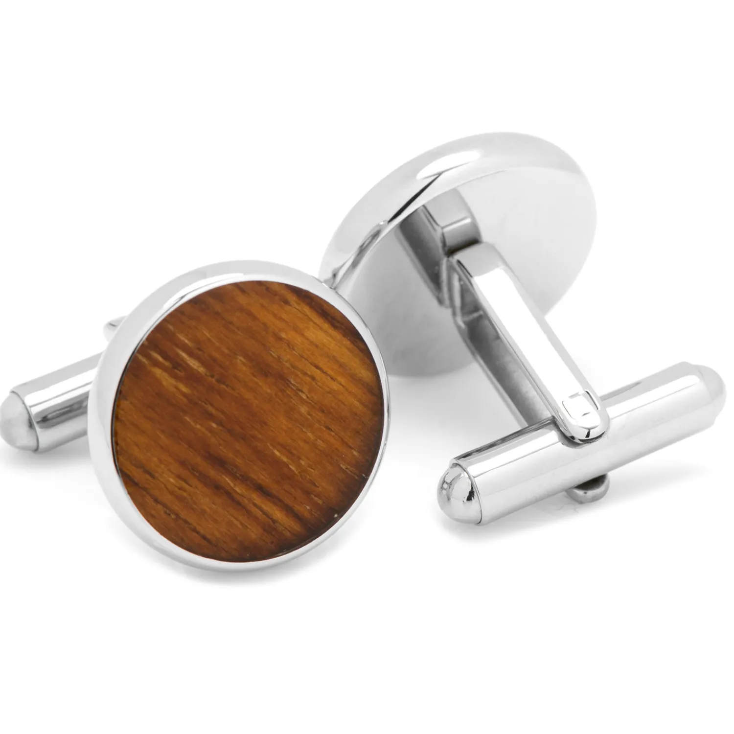 Hot Stainless Steel Wood Cufflinks Luxury Cufflinks | Hobbies & Interests Cufflinks