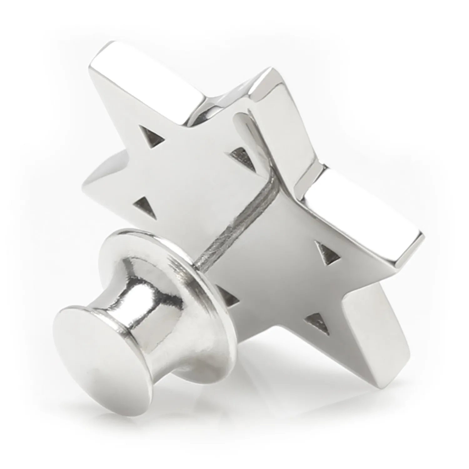 Hot Star of David Stainless Steel Lapel Pin Lapel Pins | Hobbies & Interests Cufflinks