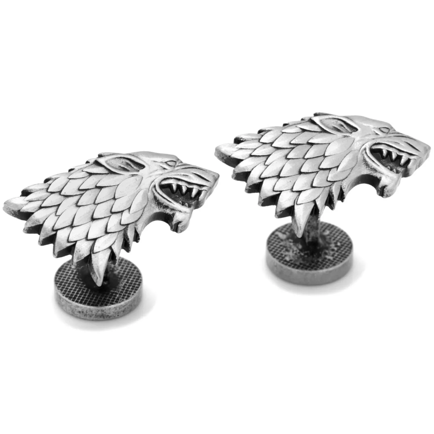 New Stark Direwolf Sigil Cufflinks Luxury Cufflinks | Movies & Characters Cufflinks