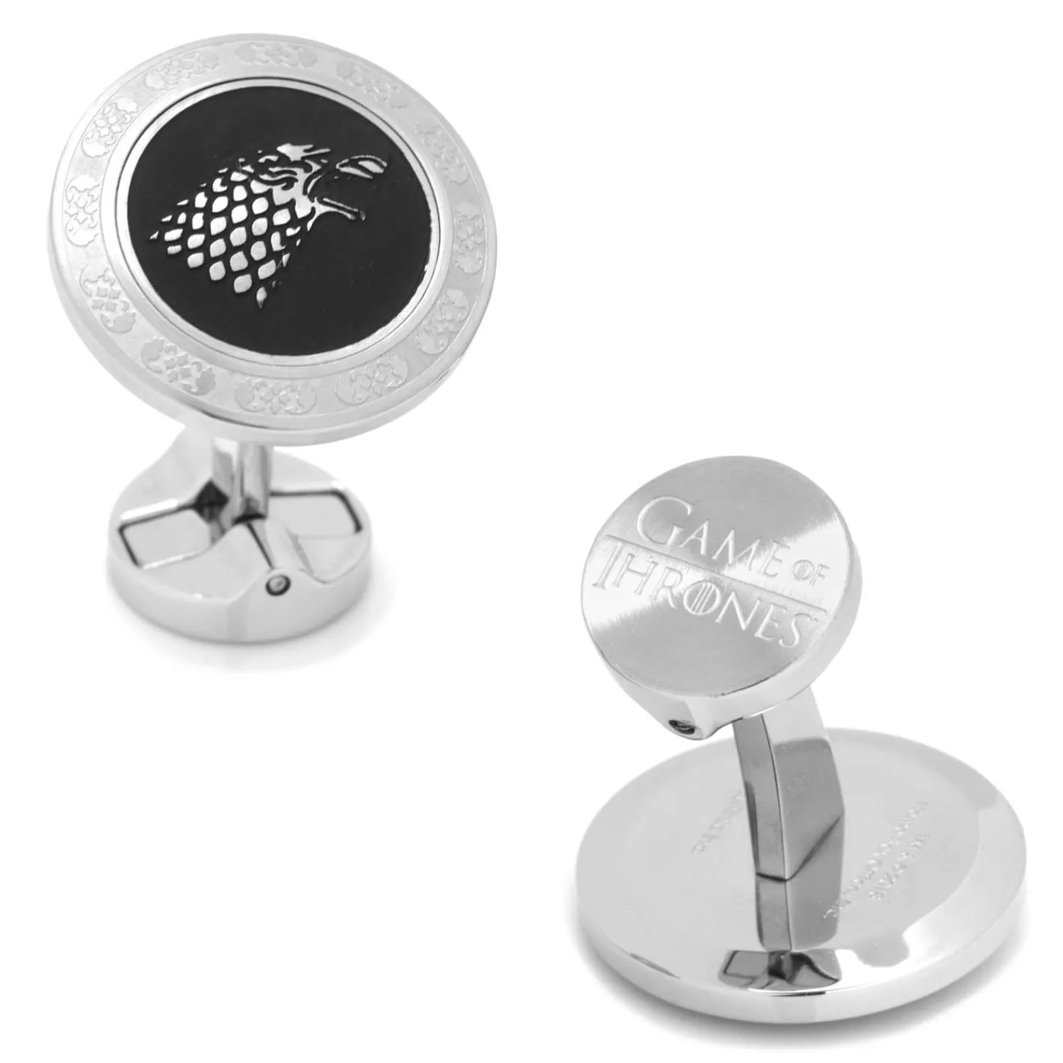 Cheap Stark Filigree Stainless Steel Cufflinks Luxury Cufflinks | Movies & Characters Cufflinks