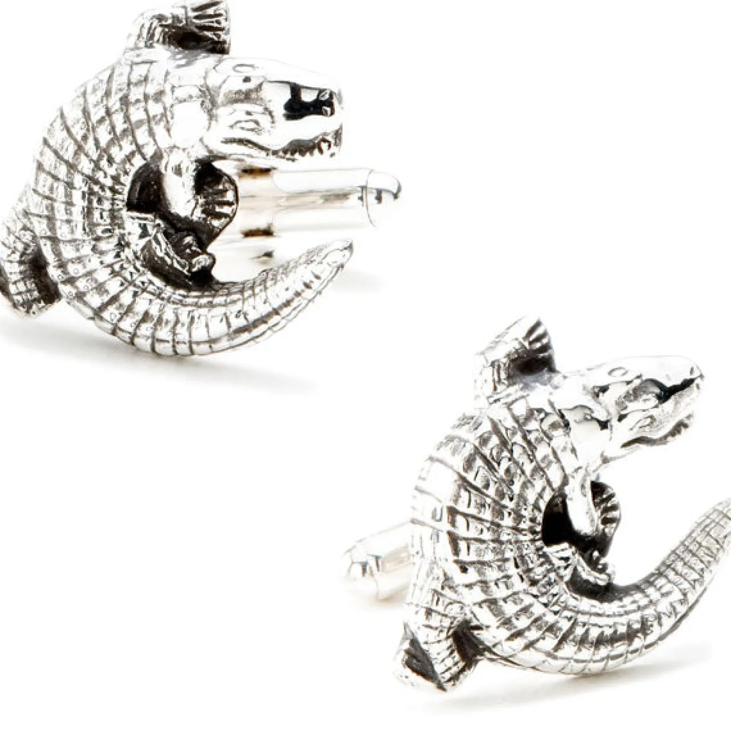 Discount Sterling Alligator Cufflinks Hobbies & Interests Cufflinks | Luxury Cufflinks