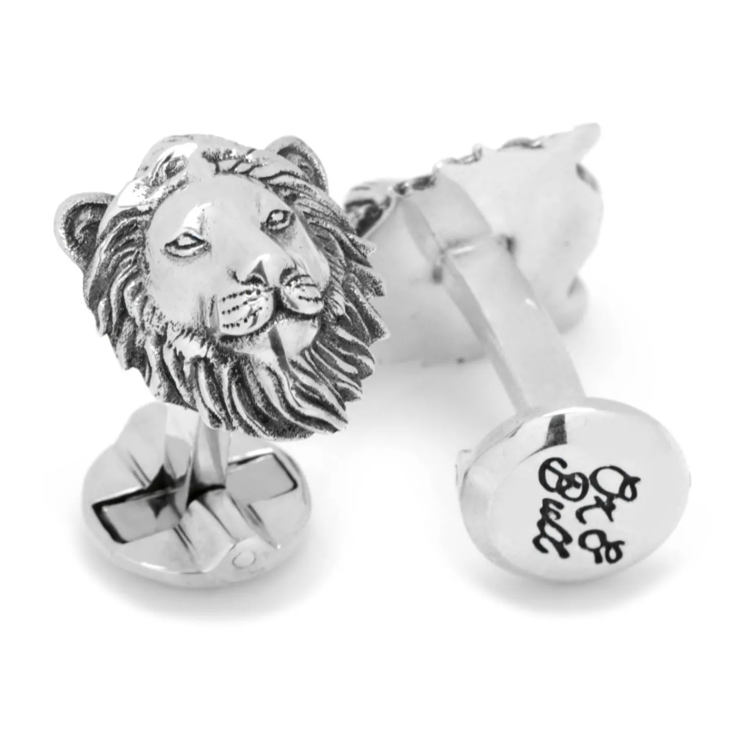 New Sterling Lion Head Cufflinks Luxury Cufflinks | Hobbies & Interests Cufflinks