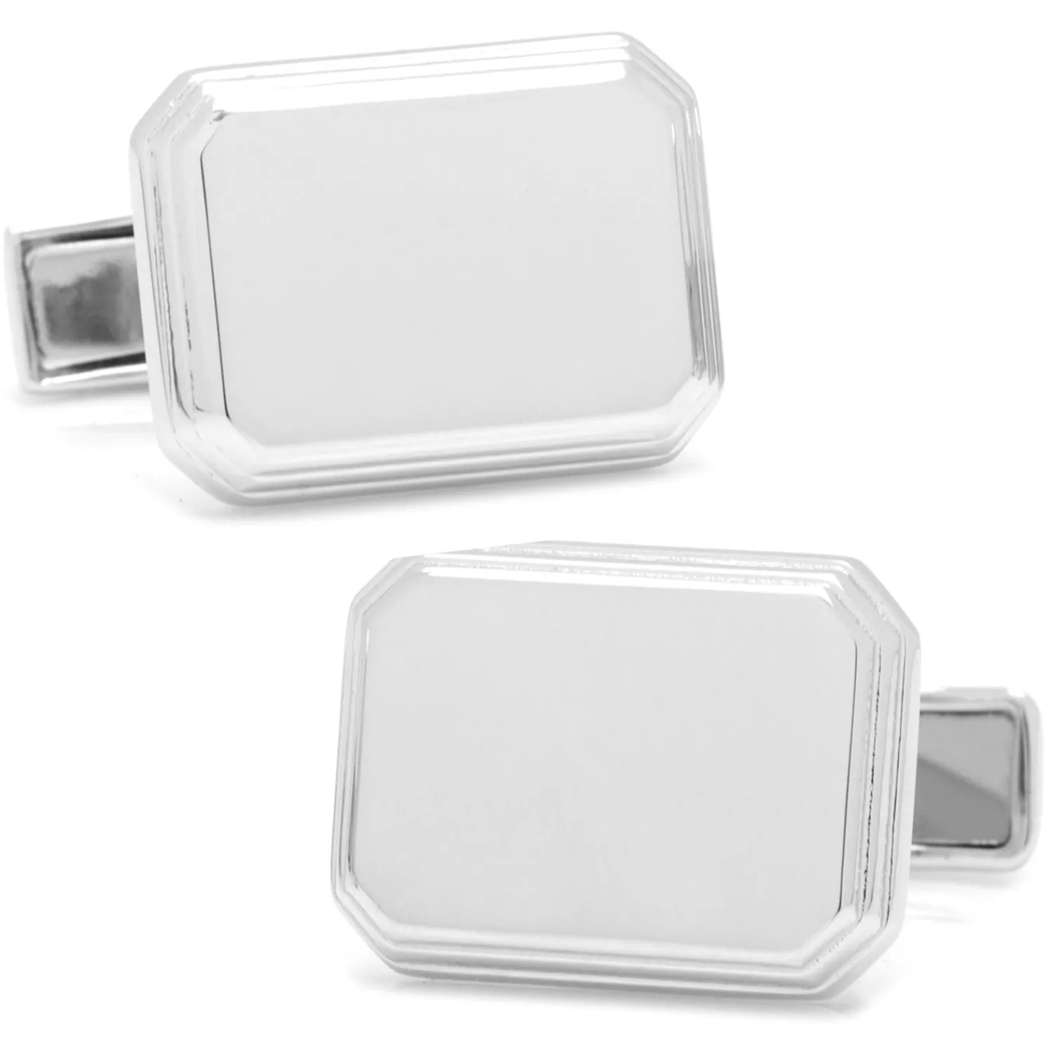 Cheap Sterling Rectangular Engravable Cufflinks Luxury Cufflinks | Hobbies & Interests Cufflinks