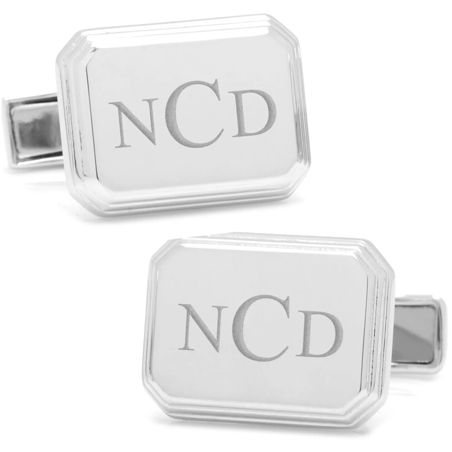 Cheap Sterling Rectangular Engravable Cufflinks Luxury Cufflinks | Hobbies & Interests Cufflinks