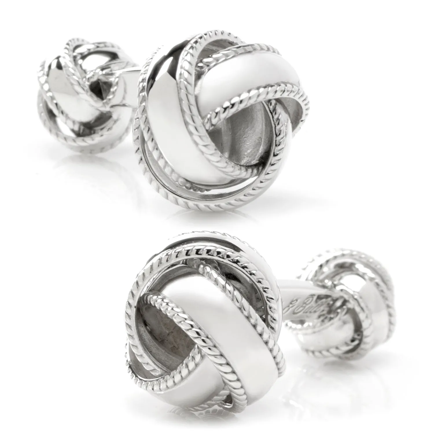 Discount Sterling Silver Braided Knot Cufflinks Luxury Cufflinks | Hobbies & Interests Cufflinks