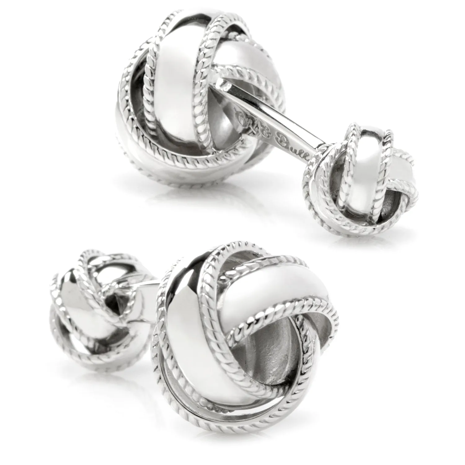 Discount Sterling Silver Braided Knot Cufflinks Luxury Cufflinks | Hobbies & Interests Cufflinks