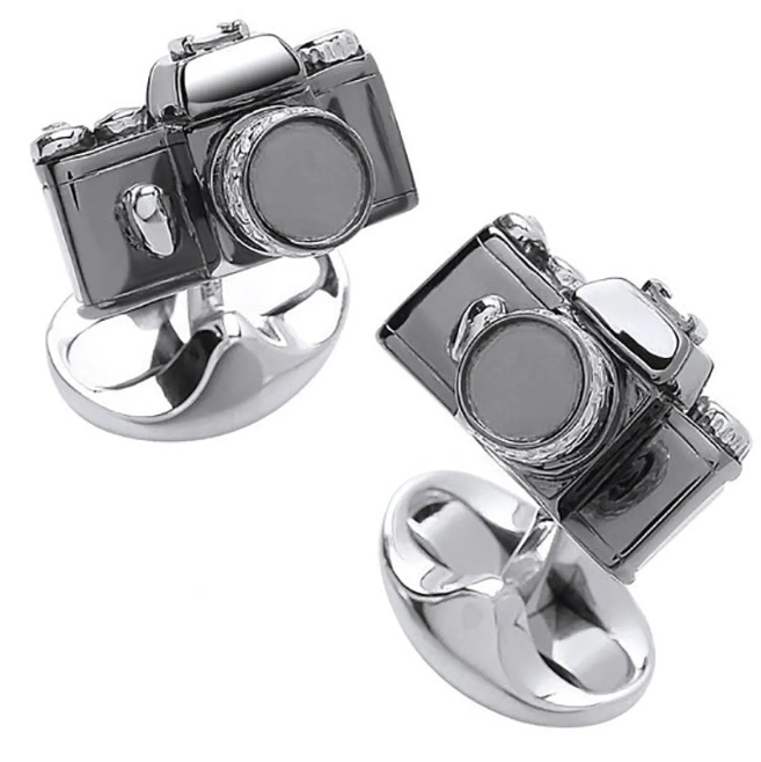 Sale Sterling Silver Camera Cufflinks Luxury Cufflinks | Hobbies & Interests Cufflinks