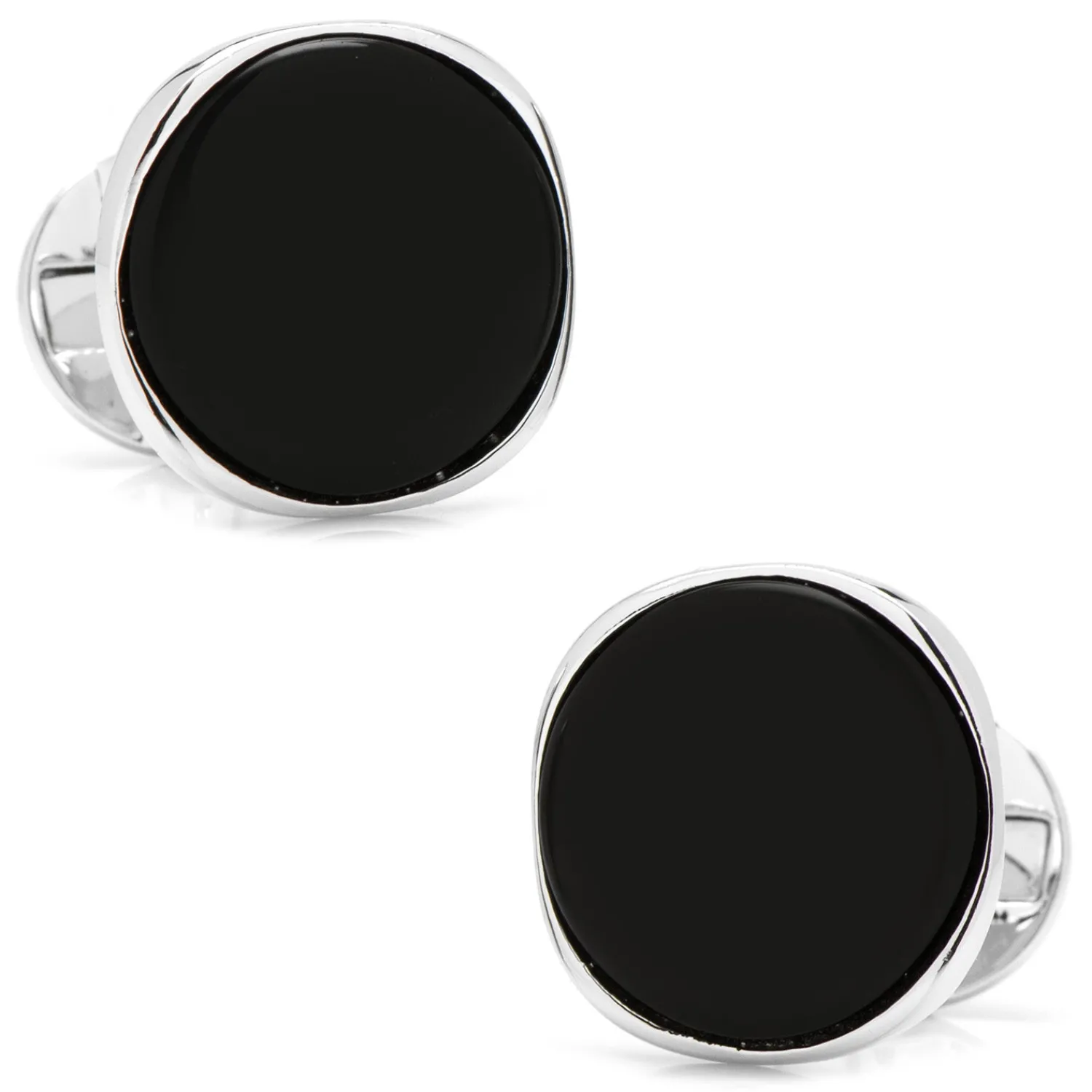 Shop Sterling Silver Classic Formal Onyx Cufflinks Wedding Cufflinks | Luxury Cufflinks