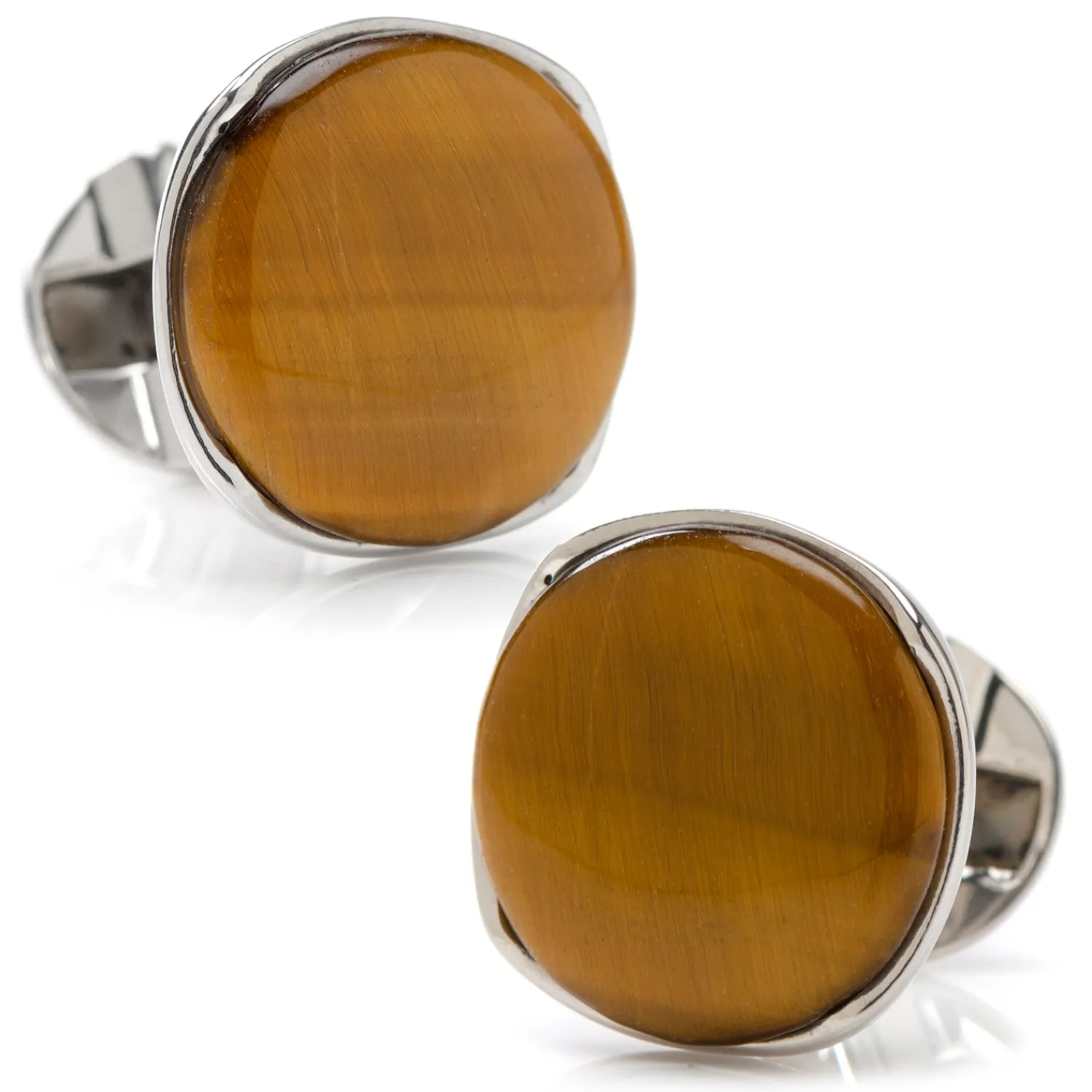 Cheap Sterling Silver Classic Formal Tigers Eye Cufflinks Luxury Cufflinks | Hobbies & Interests Cufflinks