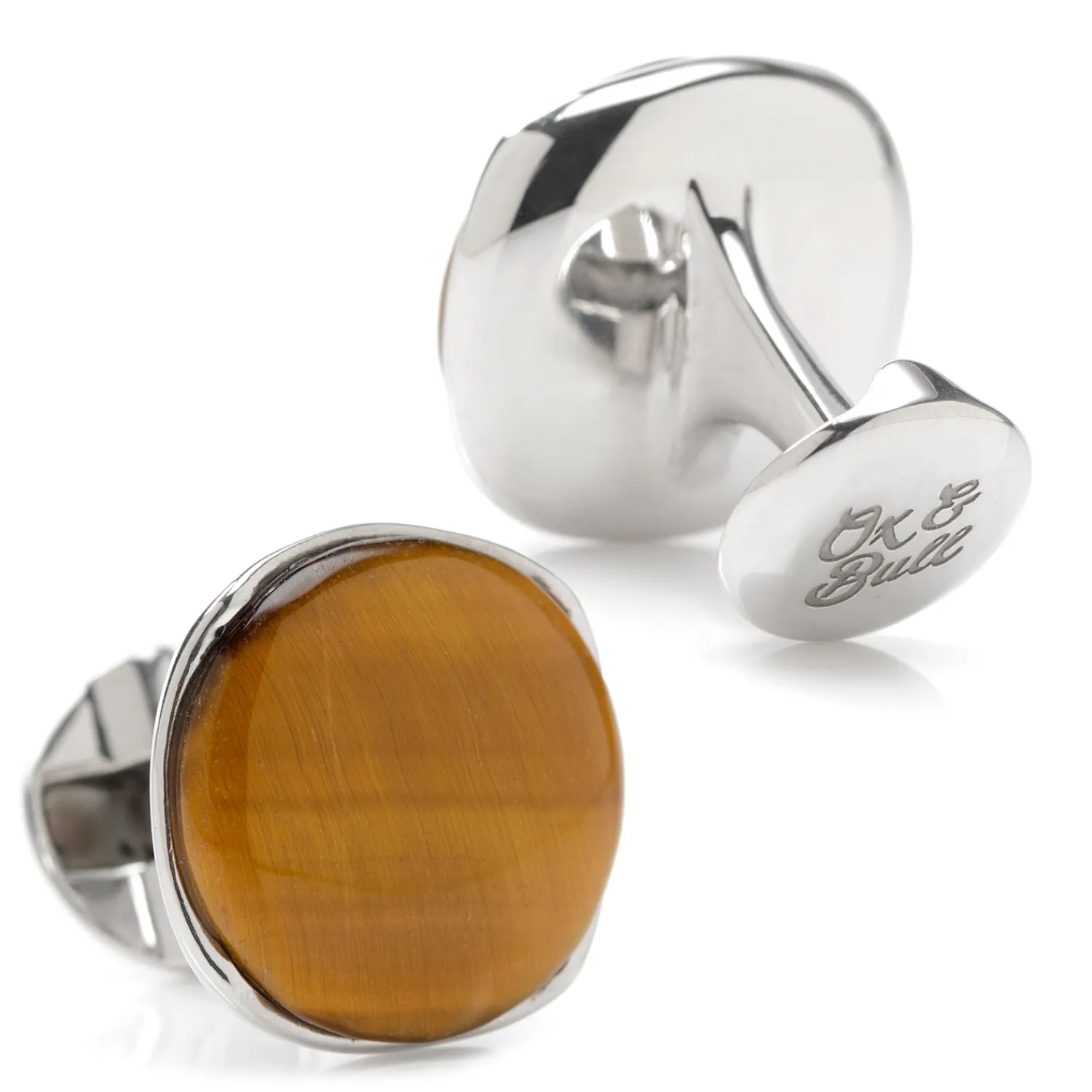 Cheap Sterling Silver Classic Formal Tigers Eye Cufflinks Luxury Cufflinks | Hobbies & Interests Cufflinks