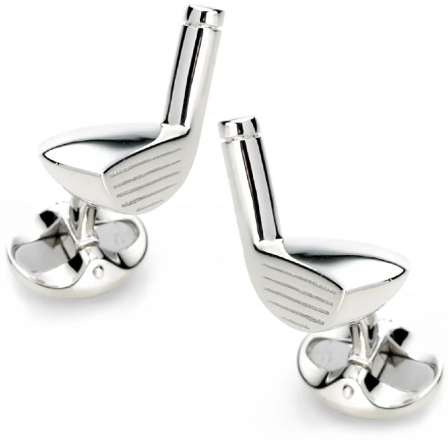 Flash Sale Sterling Silver Golf Club Cufflinks Luxury Cufflinks | Hobbies & Interests Cufflinks