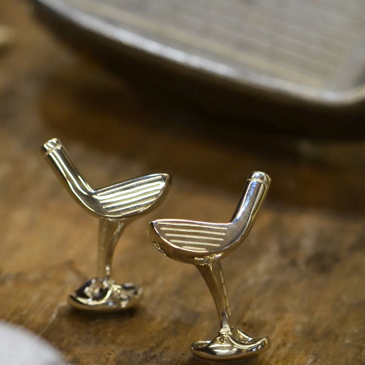 Flash Sale Sterling Silver Golf Club Cufflinks Luxury Cufflinks | Hobbies & Interests Cufflinks