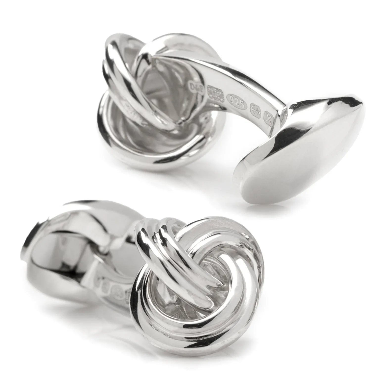 Clearance Sterling Silver Knot Cufflinks Luxury Cufflinks | Hobbies & Interests Cufflinks