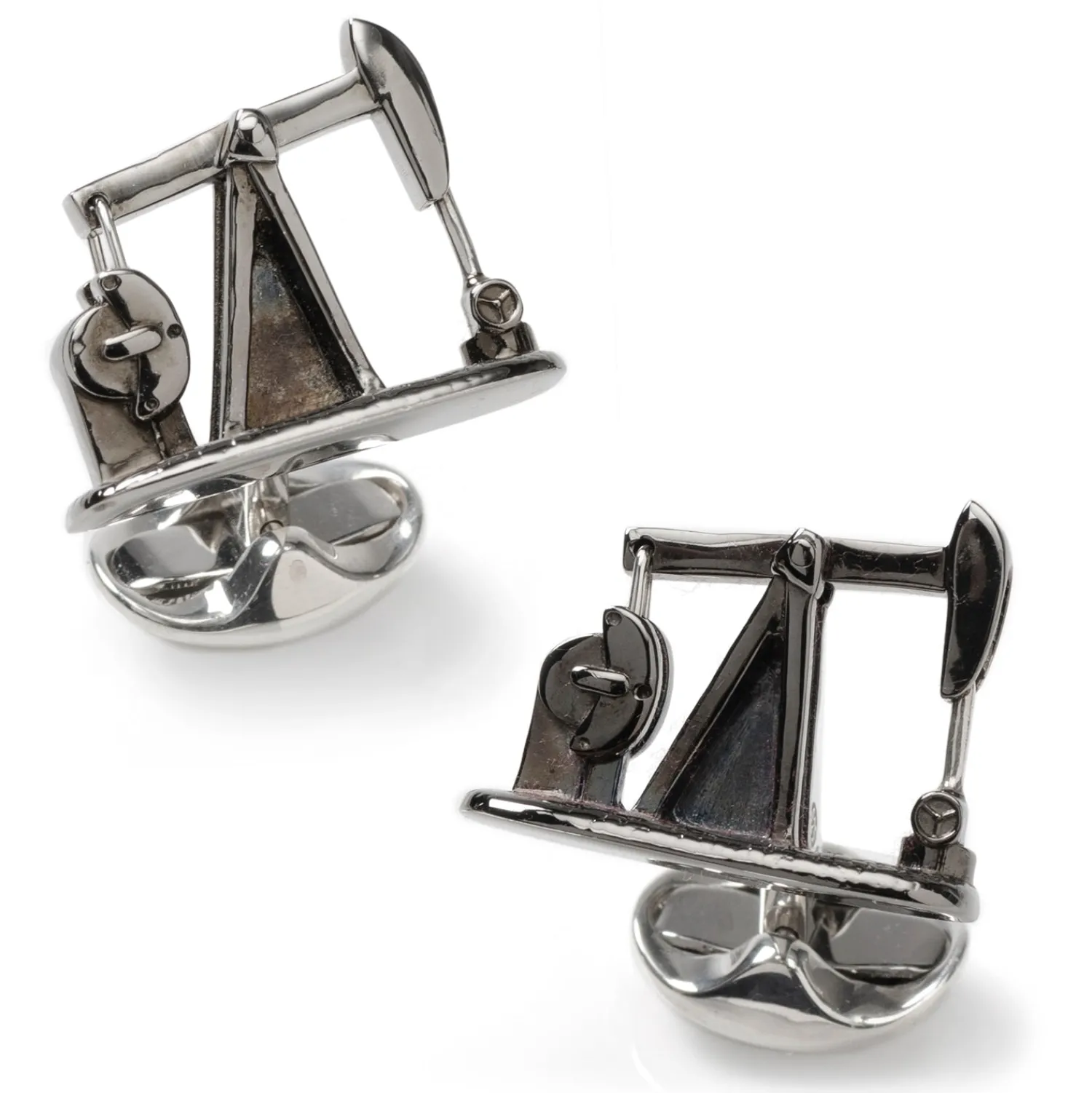 Cheap Sterling Silver Nodding Donkey Cufflinks Luxury Cufflinks | Hobbies & Interests Cufflinks