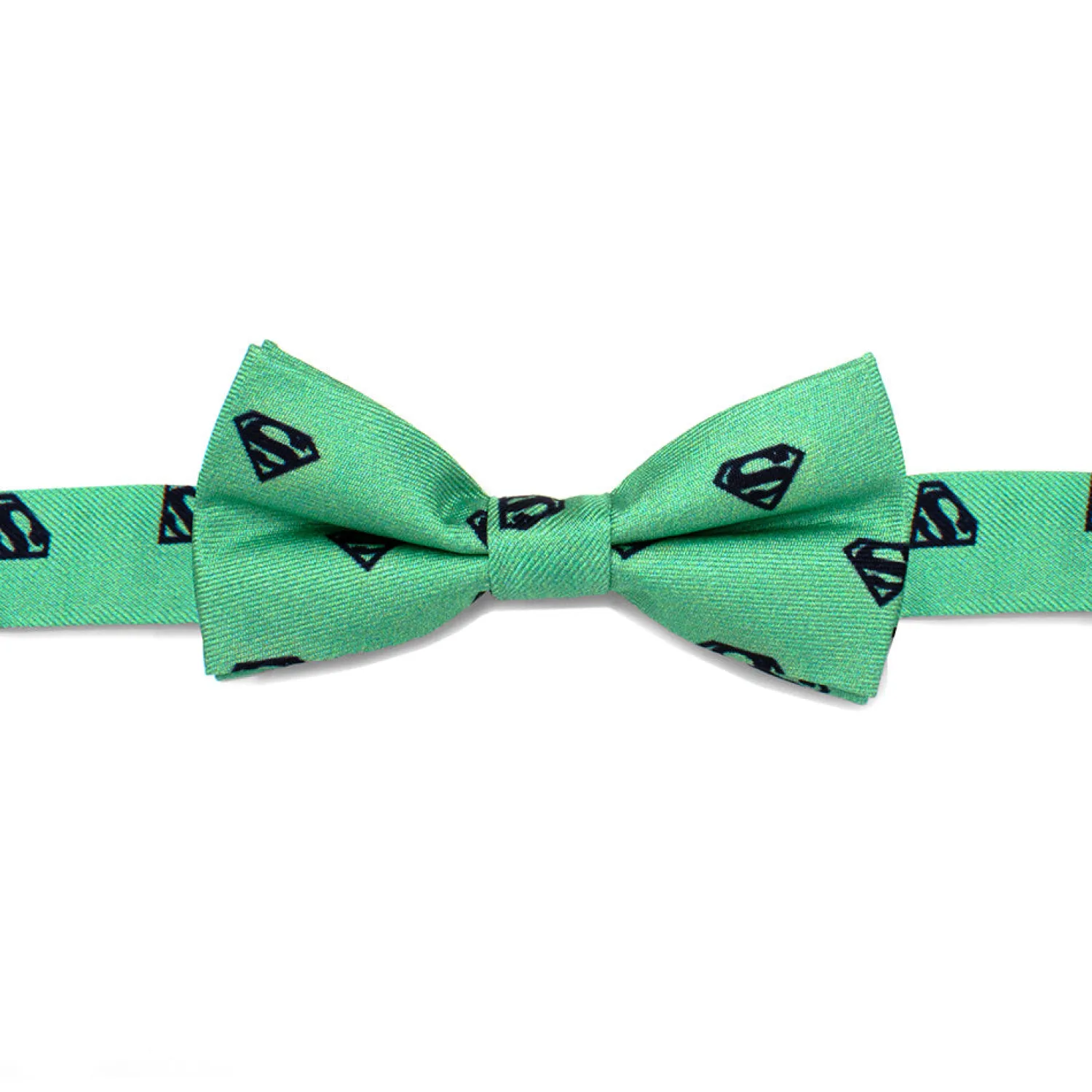 Fashion Superman Green Boys' Silk Bow Tie BOY Ties & Bow Ties For Boys | Dc Comics Ties