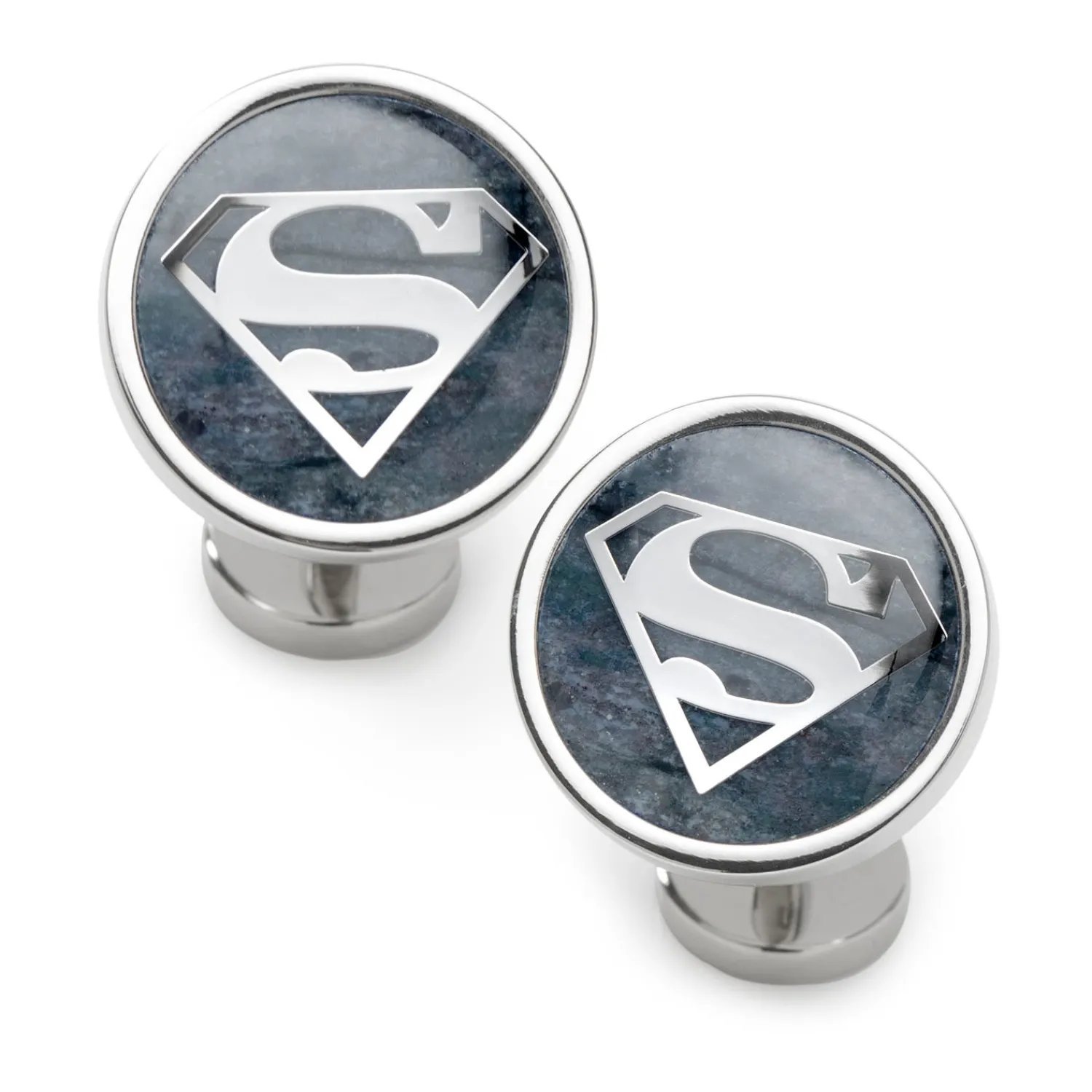 Clearance Superman Navy Gemstone Cufflinks Luxury Cufflinks | Movies & Characters Cufflinks