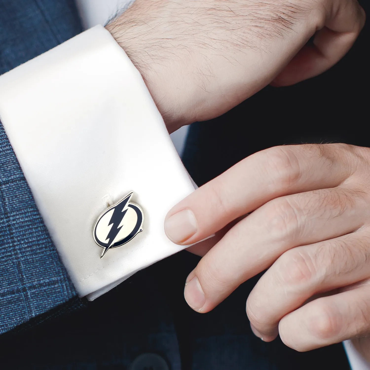 Shop Tampa Bay Lightning Cufflinks Luxury Cufflinks | Sports Cufflinks