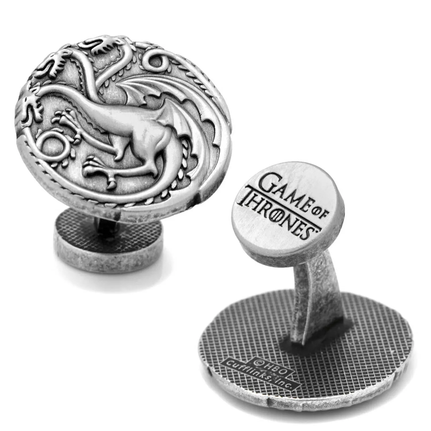 Store Targaryen Three Headed Dragon Sigil Cufflinks Luxury Cufflinks | Movies & Characters Cufflinks