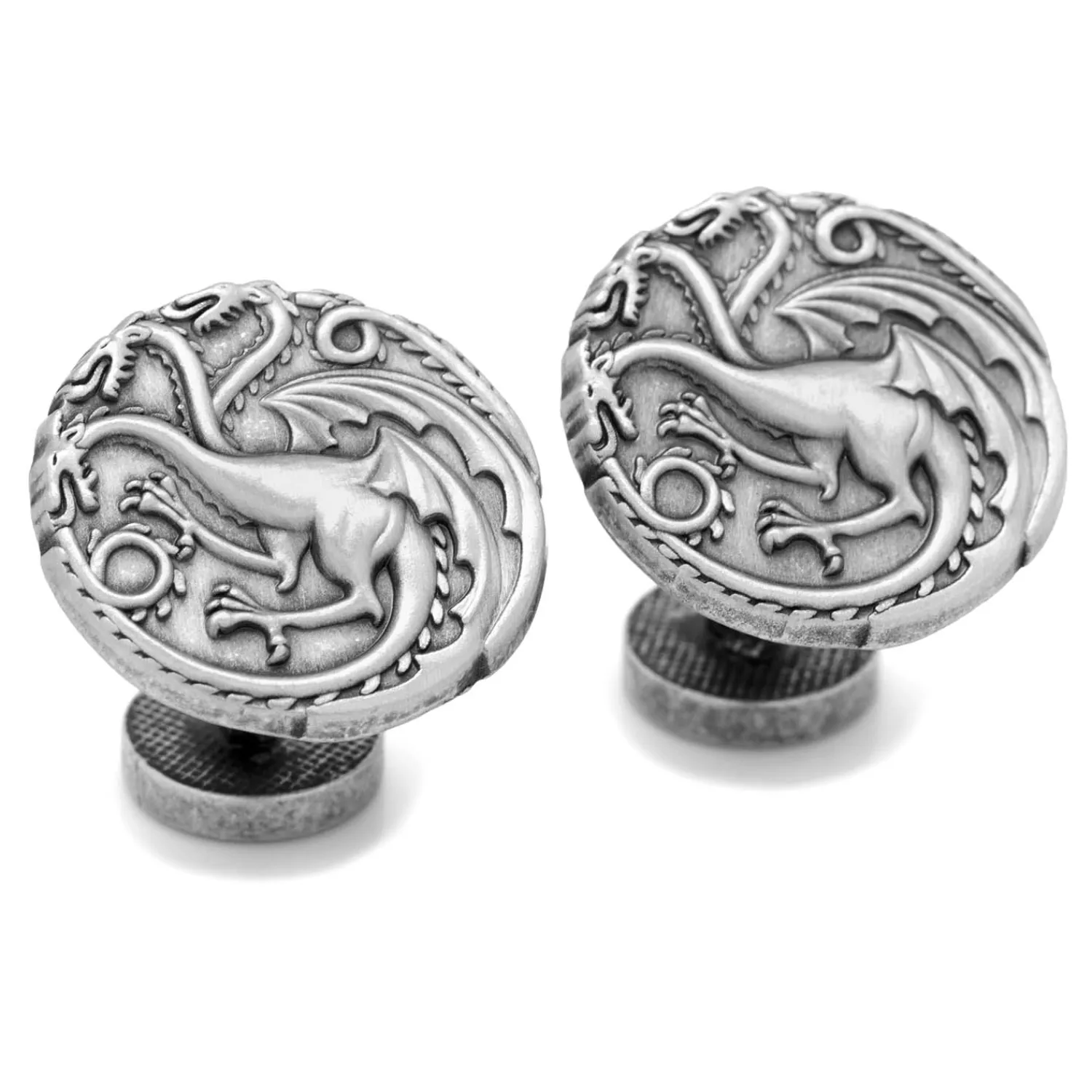 Store Targaryen Three Headed Dragon Sigil Cufflinks Luxury Cufflinks | Movies & Characters Cufflinks