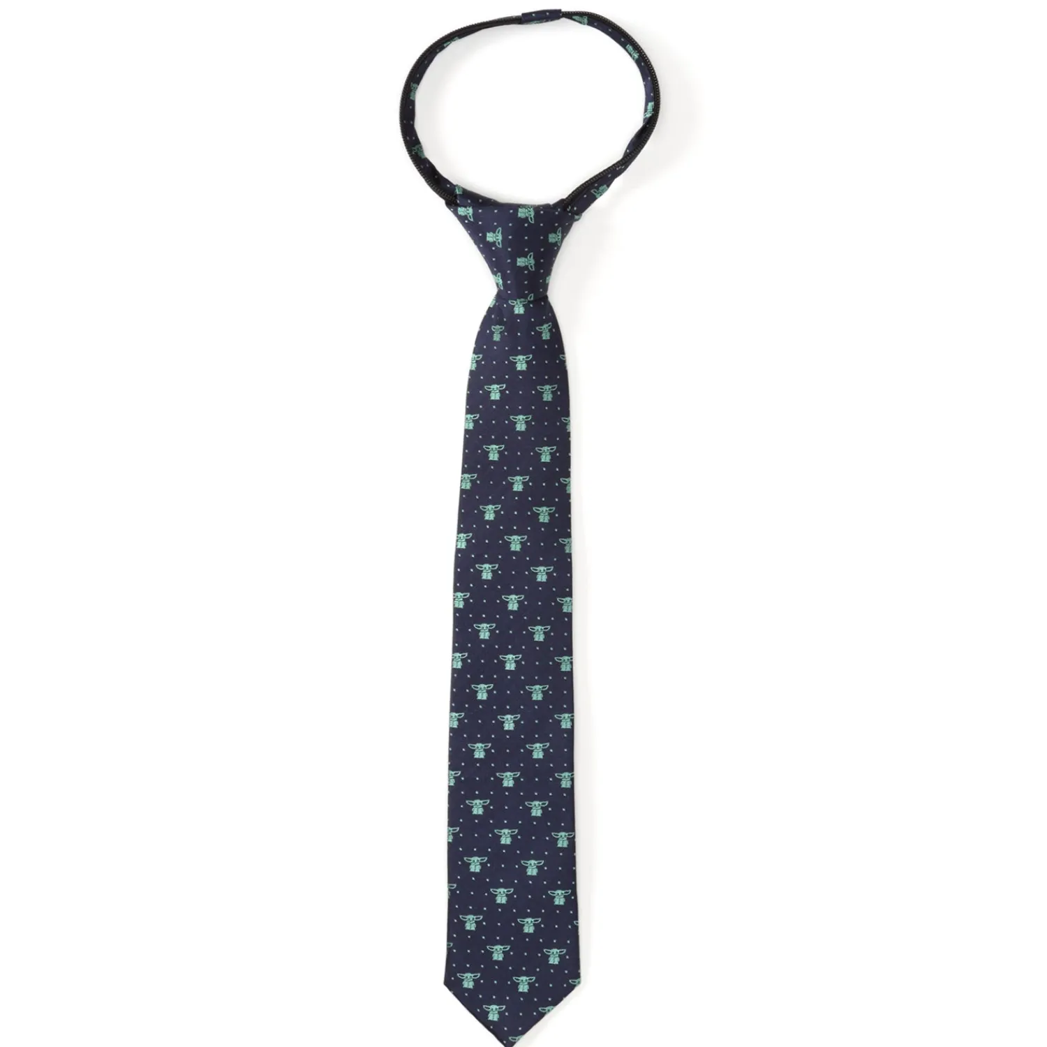 Cheap The Child Dotted Navy Boy's Zipper Tie BOY Ties & Bow Ties For Boys | Star Wars Ties