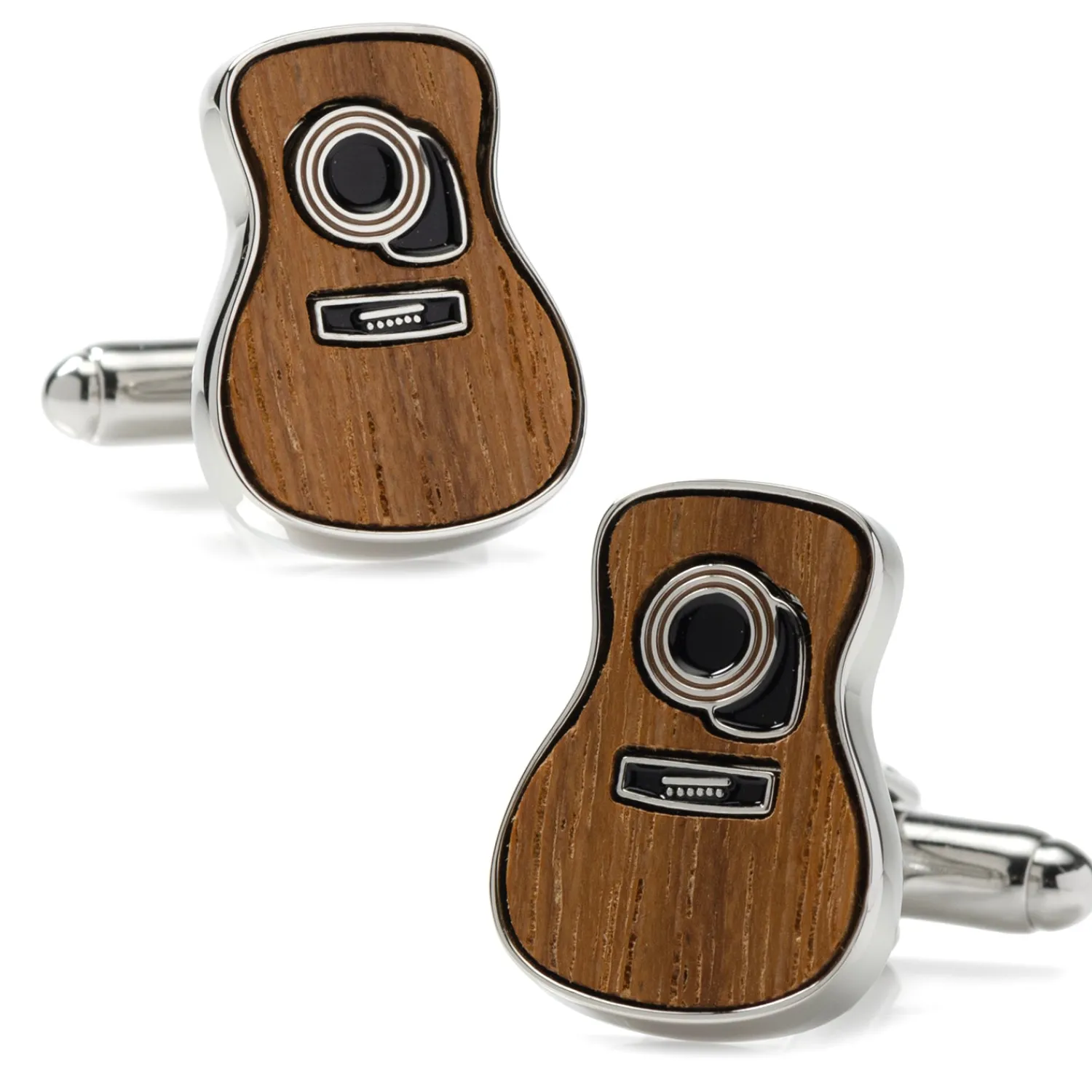 Fashion ToneWood Acoustic Cufflinks Luxury Cufflinks | Hobbies & Interests Cufflinks