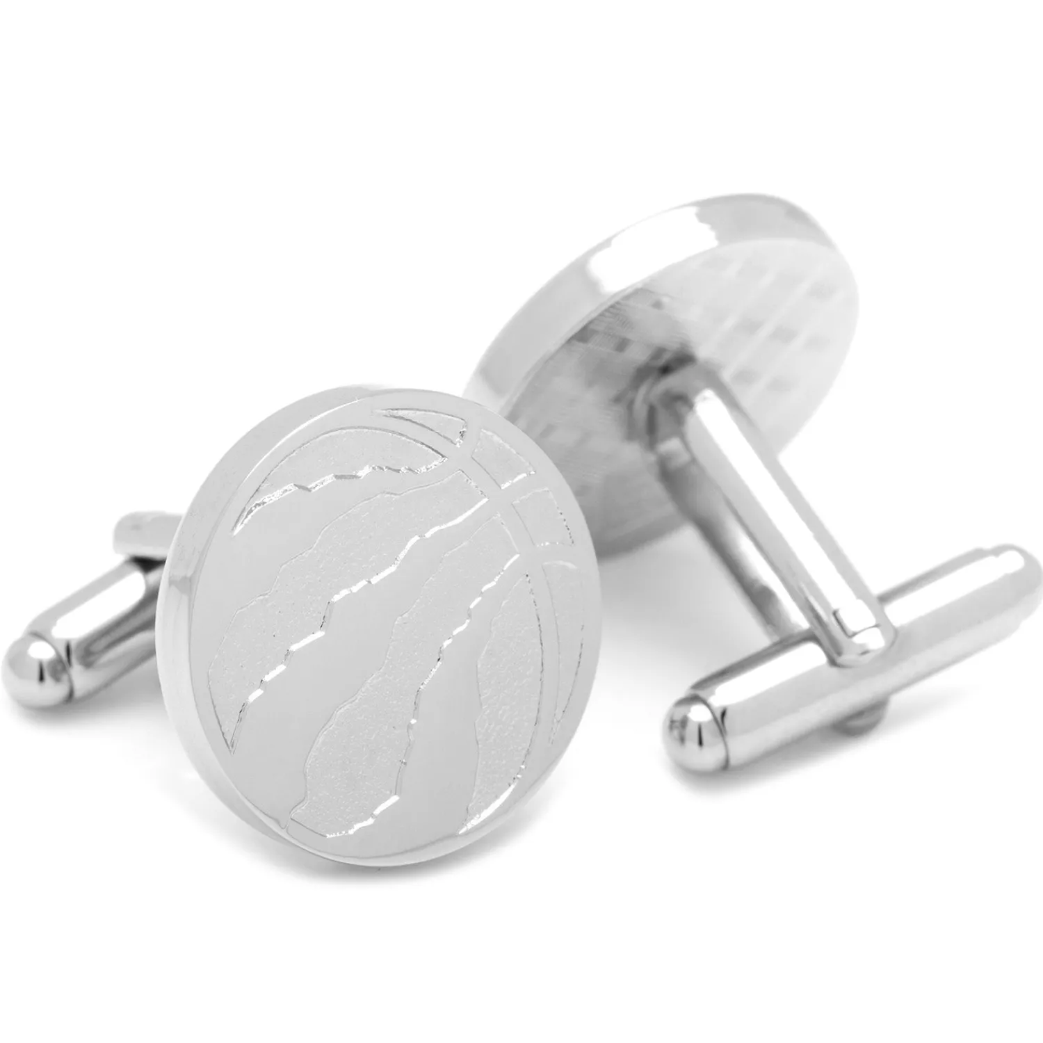 Sale Toronto Raptors Silver Edition Cufflinks Luxury Cufflinks | Sports Cufflinks