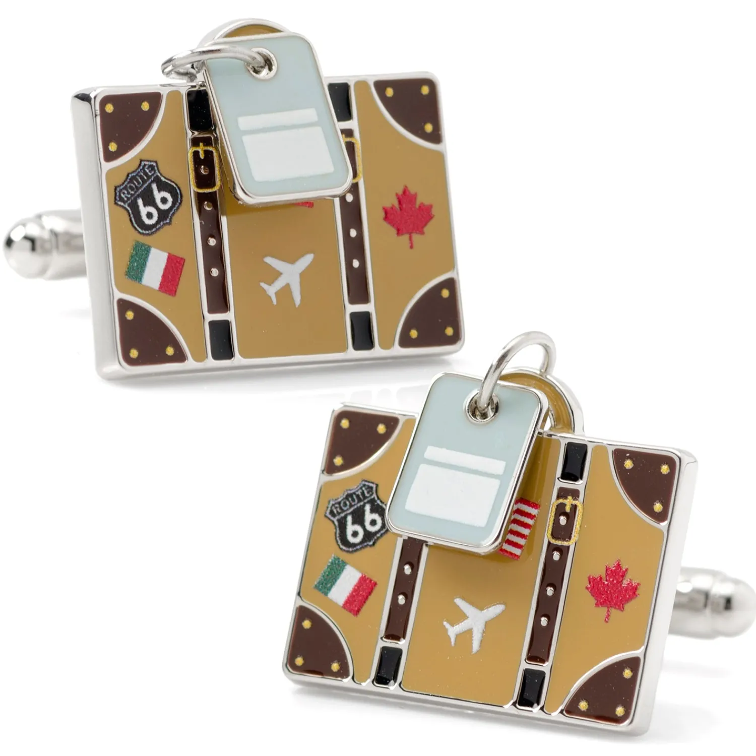 Clearance Traveler Suitcase Cufflinks Luxury Cufflinks | Hobbies & Interests Cufflinks