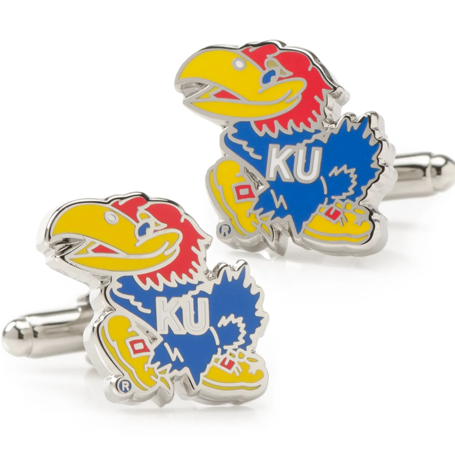 Online University of Kansas Jayhawks Cufflinks Luxury Cufflinks | Sports Cufflinks