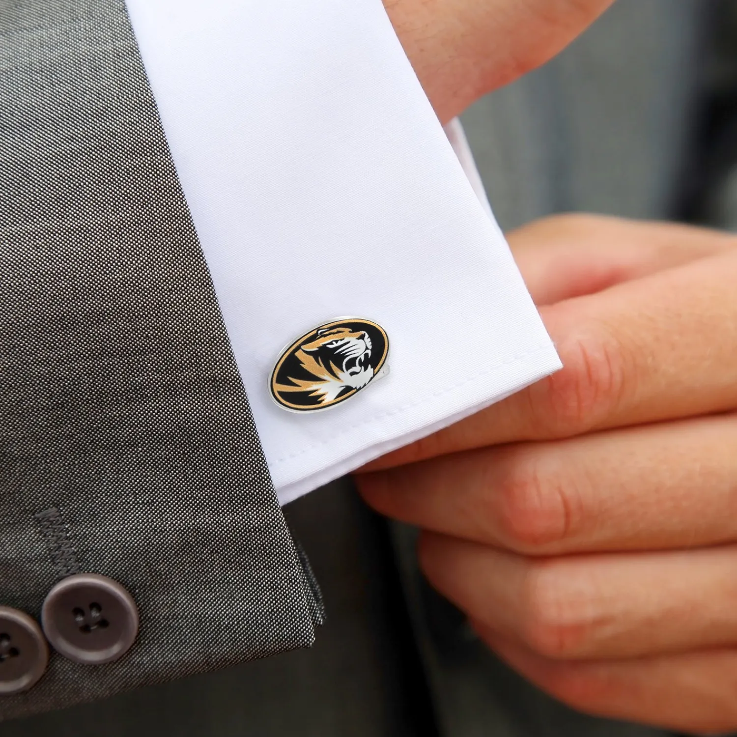 New University of Missouri Tigers Cufflinks Luxury Cufflinks | Sports Cufflinks